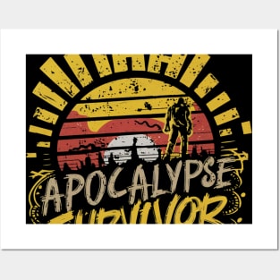 Zombie Apocalypse Survivor Posters and Art